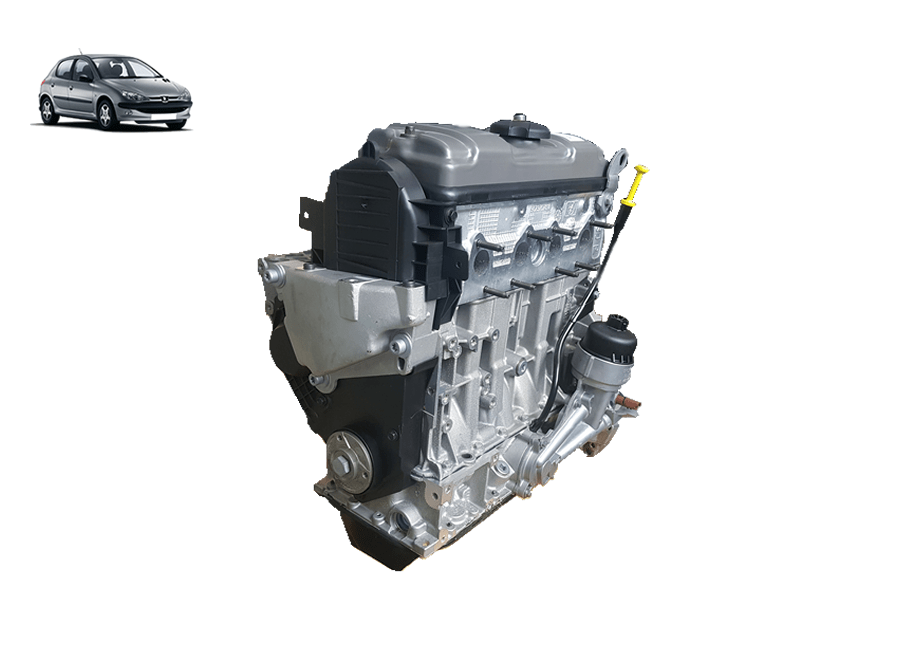 0135CW - Motor TU3 Gasolina 0/km Novo Original (Peugeot 206 1.4 8V )