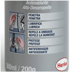 Desengripante lubrificante antiferrugem tipo wd 40 Loctite Super Lub 300ML