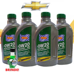 Oleo De Motor 0w20 Sintetico Onix Cobalt Cruze Prisma S10 4l